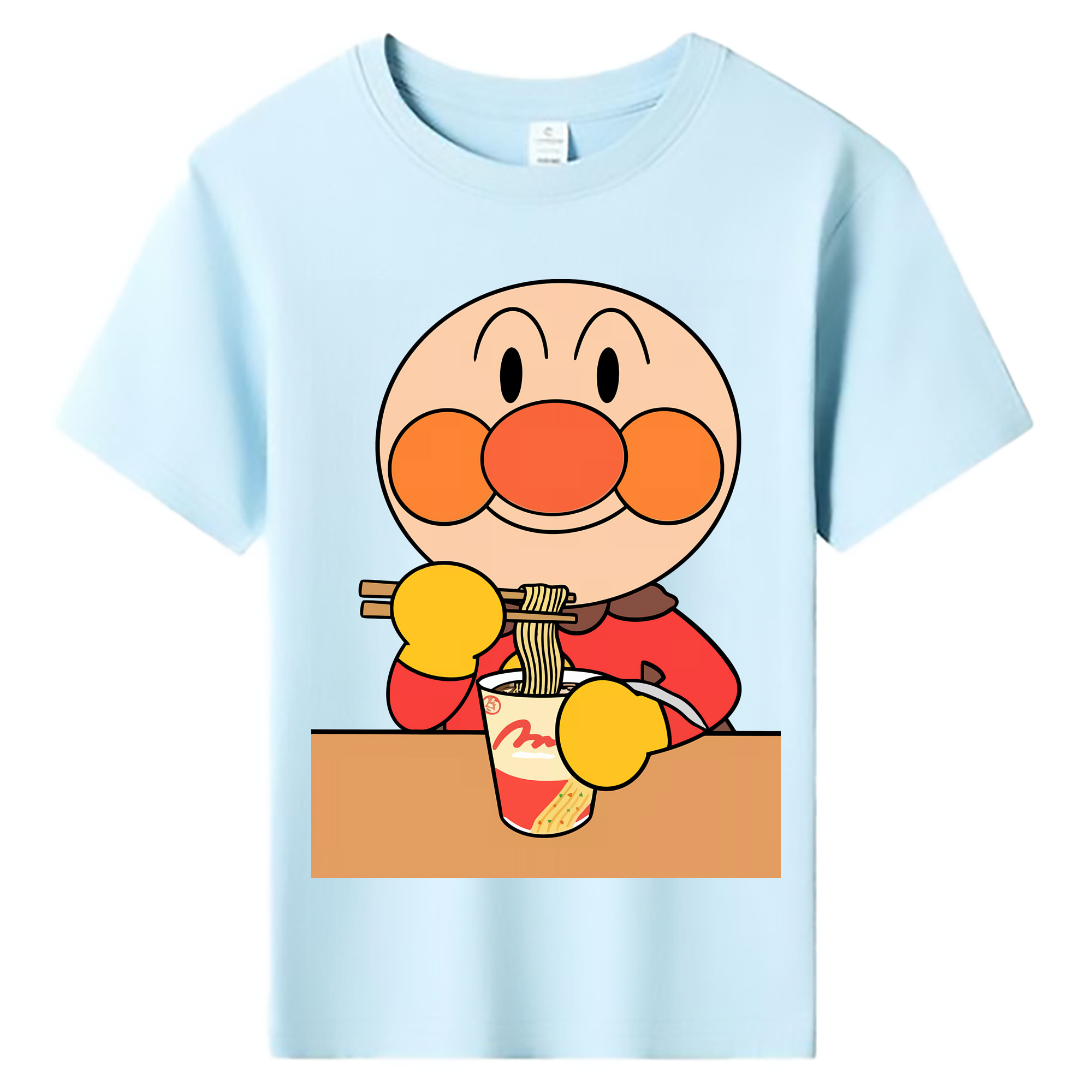 （画像用） アンパンマン Anpanman 綿100％キッズTシャツ（フロントプリント）